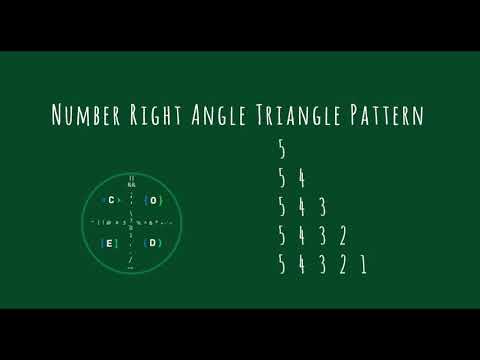 47 Number Right Angle Triangle Pattern Without Any Pre Defined Method Using While Loop In Python