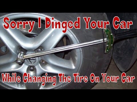 Sorry I Dinged Your Car While Changing Your Tires