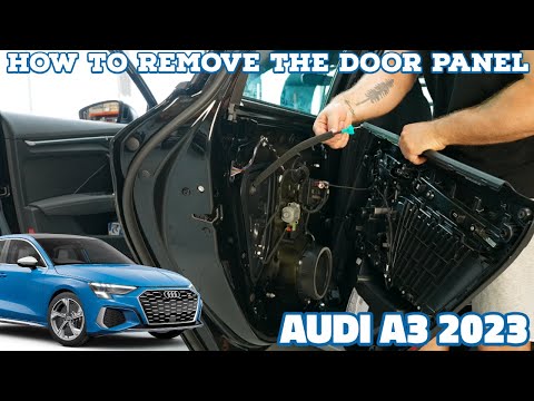 Audi A3 2023 How To Remove The Door Panel & Third Brake Light Removal