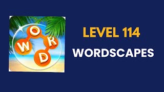 wordscapes  level 114    : solution, answer and solved