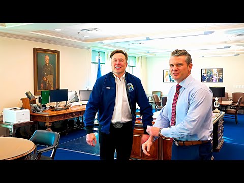 Elon Musk MEETS Secretary of Defense at Pentagon Headquarters!