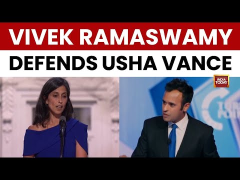 Watch: Vivek Ramaswamy Condemns Anti-Indian Slur Against Second Lady Usha Vance At AmericaFest