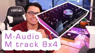 Video thumbnail for M-Audio M-Track 8X4m - First Impressions!!! and Hi! by Escalda Music