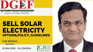 How to sell solar energy ( electricity) to the government /Pvt. players in India?