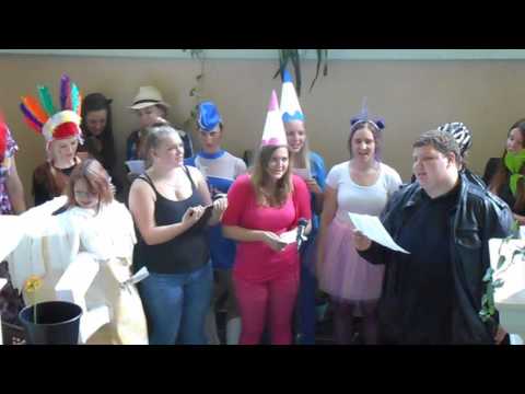 Poslední zvonění „na schodech“ OA Chrudim 4.C 2016