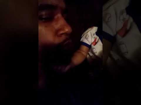 Rubbing my breard like his Mom