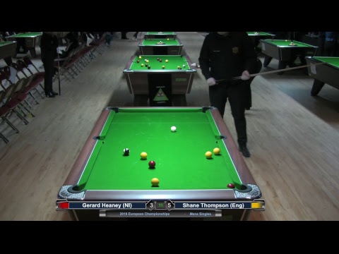 2019 Mens  European Championships - Gerard Heaney (Ire) v Shane Thompson (Eng)