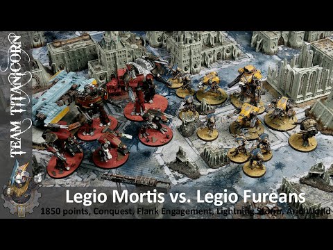 Legio Mortis vs. Legio Fureans - 1850 Points Adeptus Titanicus Battlereport/Full Gameplay [engl./HD]