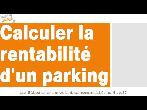rentabilité parking garage