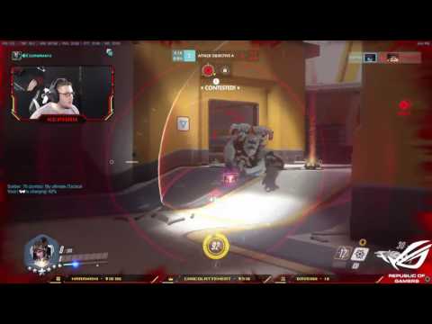 Kephrii's Insane Flick on Winston "F*cking Test Me Dude" - Overwatch