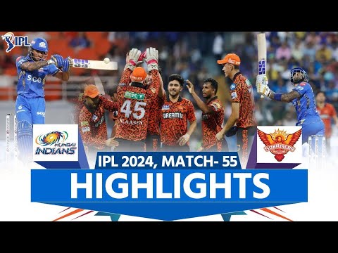 MI vs SRH IPL HIGHLIGHTS 2024 MATCH 55 |