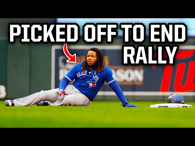 Vladdy gets picked off during crucial moment, a breakdown