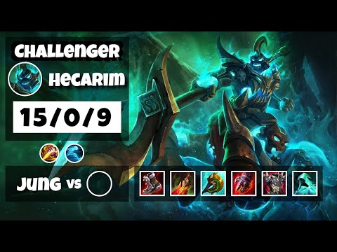 Hecarim vs Lee Sin TURKISH Challenger JUNGLE (15/0/9) - v11.16