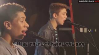 Matt &amp; Grant KIDZ BOP One call away | LYRICS