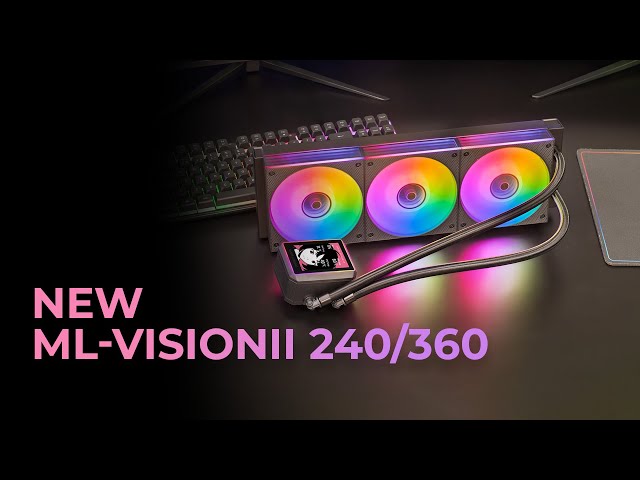 Mars Gaming Ml-visionii360 Refrigeración Líquida Aio 600w Tdp Bomba 4ª Gen 3x Ventiladores Blanco video