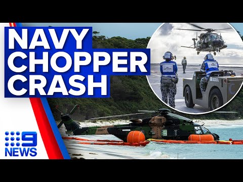 Incredible survival after army helicopter crash off Jervis Bay | 9 News Australia