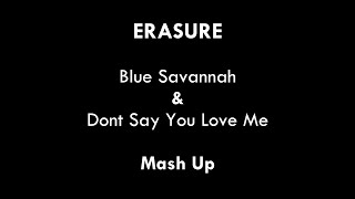 Erasure Blue Savannah &amp; Don`t Say You Love Me Mash Up