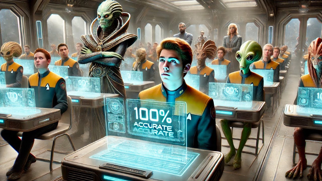 Alien Professor Gives Students a Week's Work Assignment, but Human Finishes in 5 Minutes
