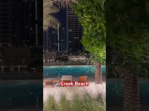 Creek Beach,Dubai Creek Harbour #creekbeach  #creekharbour #creekview