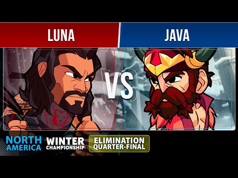 Luna VS Java - Losers 1/4 - NA - Brawlhalla Winter Championship 2022
