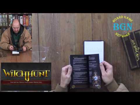 Witchhunt card game unboxing