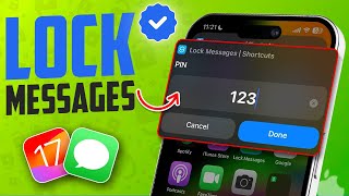 How to Set PASSWORD on iMessage | How to Lock Messages on iPhone | SET PIN on iMessage App iPhone