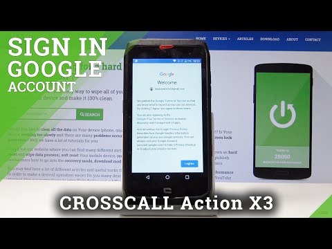 How to Add & Remove Google Account in CROSSCALL Action X3 - Create & Delete Google User