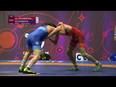 1/2 FS - 48 kg: H. HOVHANNISYAN (ARM) v. R. HEYBATOV (AZE)