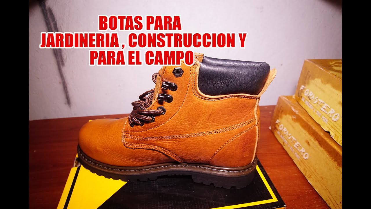 BOTAS DE TRABAJO ideal para jardineria construccion y en el campo *SUSCRIBETE*