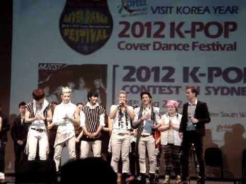 [120824] NU'EST Announcing the Winners @Kpop Dance Cover Festival
