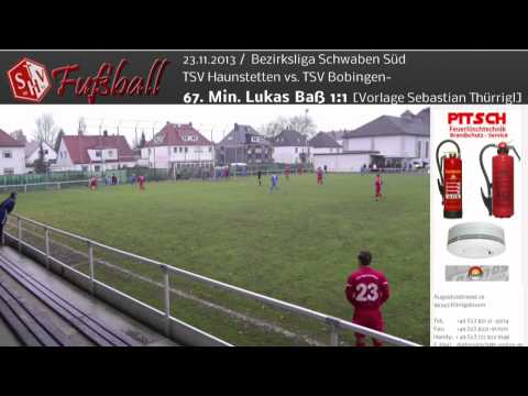 TSV Haunstetten vs.TSV Bobingen 67.Min 1:1 Lukas Baß