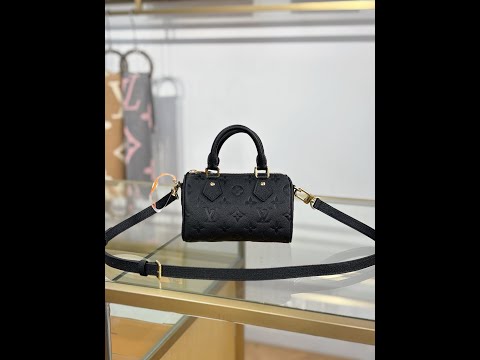 Louis Vuitton Nano Speedy M82450 Black Replica Handbag