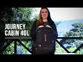 Mochila de Viagem Cabine do Avião Curtlo - Journey Cabin 40L - Preto