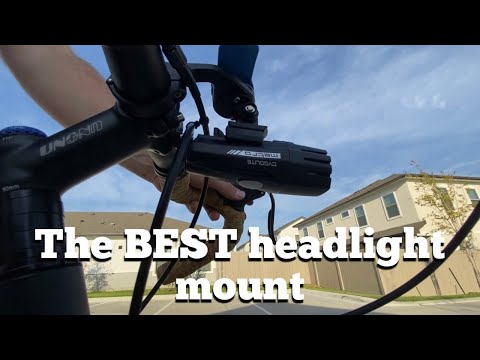 The BEST Way to Mount a Headlight and Phone to Your Bike