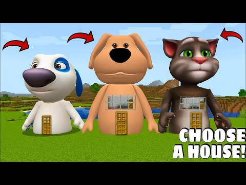 HOUSE OF TALKING BEN AND TOM AND HANK in Minecraft  ! Minecraft Gameplay 🤯