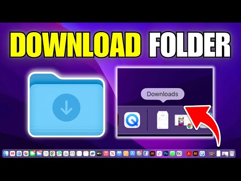 How To Fix Download Folder In Mac Dock Disappeared