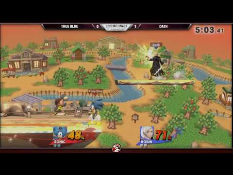 VS Weekly 2/9/17 - Losers Finals - True Blue (Sonic/Random) vs. Dath (Robin/Random) - Smash 4