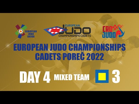 Day 4 - Tatami 3 - European Judo Championships Cadet Porec 2022
