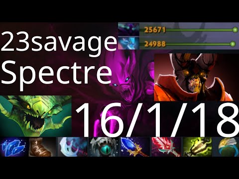 23savage Spectre, Yowe Leshrac vs Viper, Doom, Nature's Prophet - Bloodthorn - dota2