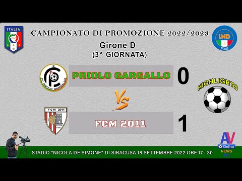 Video Highlights - Priolo G. Motta - Promozione Girone D - 2022/2023 .