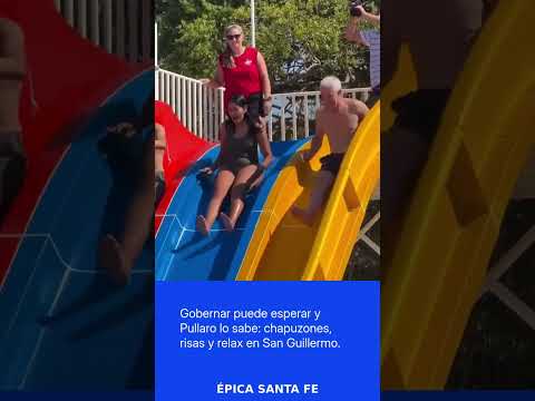 🔴 Gobernar puede esperar y Pullaro lo sabe: chapuzones, risas y relax en San Guillermo.