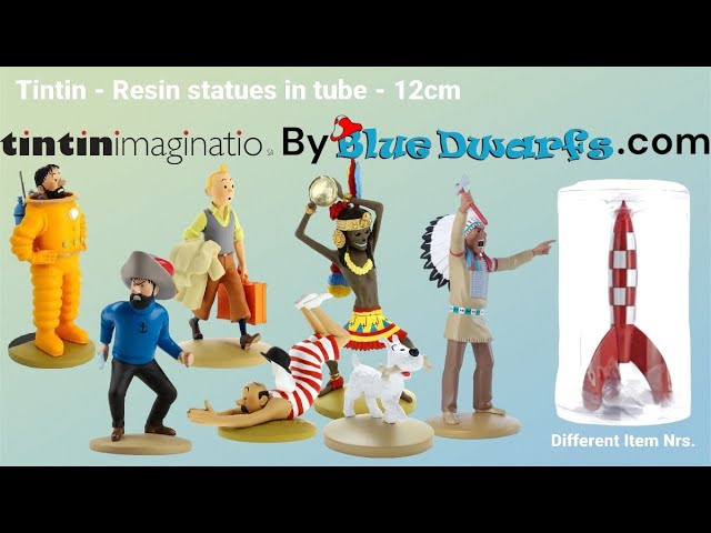 Vídeo relacionado con Moulinsart Figura Resina Tintín llevando a Milú (42194)