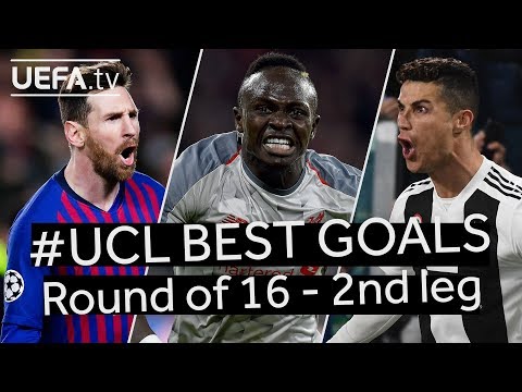 MESSI, MANÉ, RONALDO: #UCL BEST GOALS, Round of 16