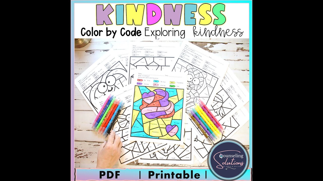 Kindness Color By code