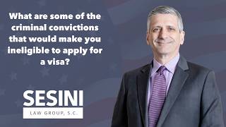 What are some of the criminal convictions that would make you ineligible to apply for a visa?