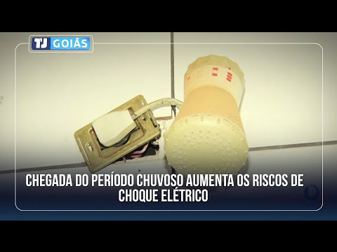 PERÍODO CHUVOSO ELEVA RISCO DE CHOQUE ELÉTRICO EM GOIÁS
