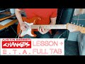 HOW TO PLAY: E.T.A. - Justin Bieber - Guitar Lesson + Licks - Full Tab