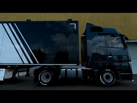 Euro Truck Simulator 2 1.33 + Baltic DLC -  Mercedes Actros MP3 - HCT Trailer - Tampere to Helsinki