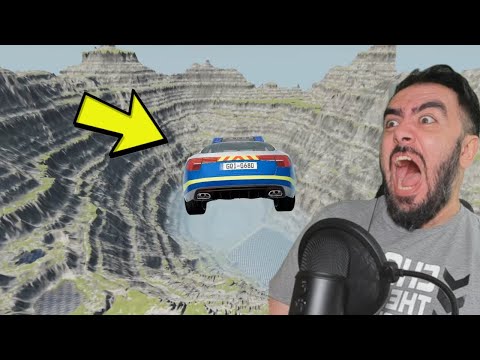 ALMAN POLIS ARABASINI UÇURUMDAN ATTIM - ARABA KAZA OYUNU