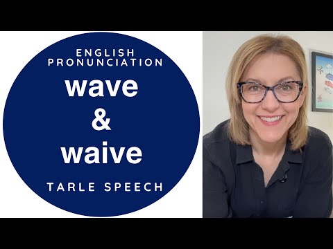 學習給 "WAIVE "和 "WAVE "發音--美式英語同音字發音#learnenglish (Learn to Pronounce WAIVE & WAVE - American English Homophone Pronunciation #learnenglish)